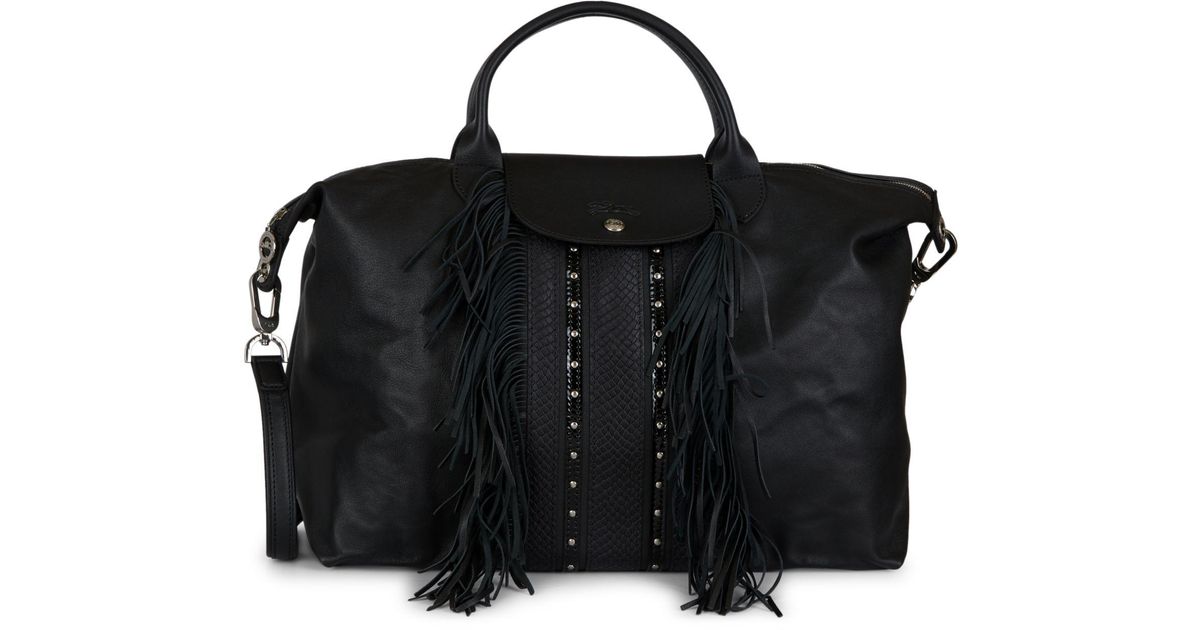 longchamp fringe bag