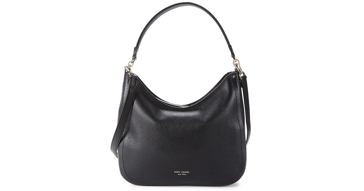 Kate Spade Leather Hobo Bag in Black Lyst