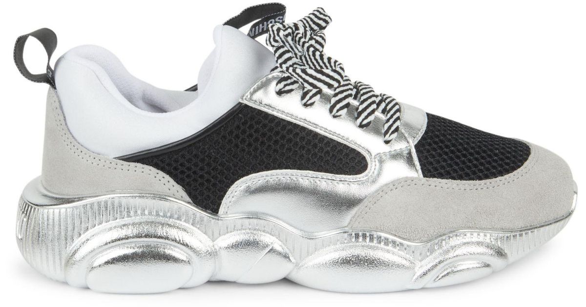 teddy sneakers moschino