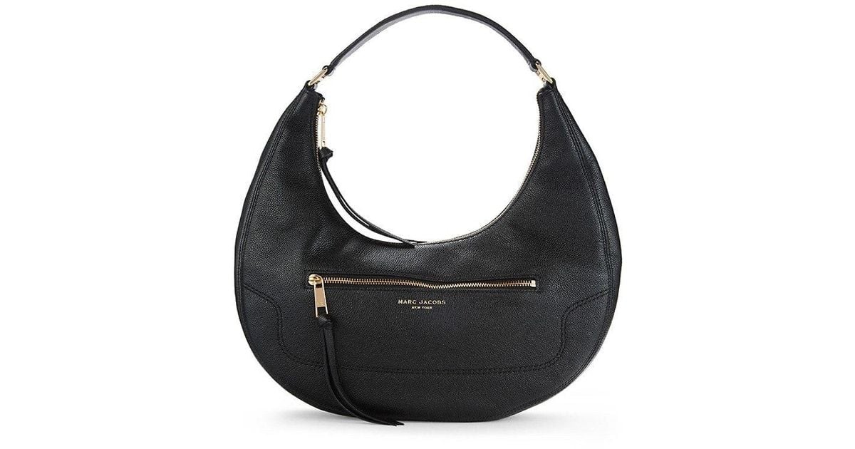 Marc Jacobs Leather Hobo Bag in Black Lyst
