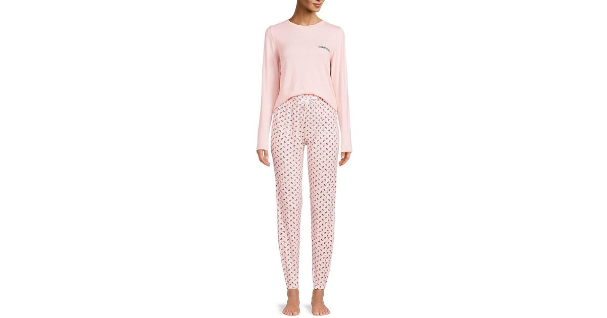 Calvin Klein, Intimates & Sleepwear, Calvin Klein 2 Piece Pajama Set Red