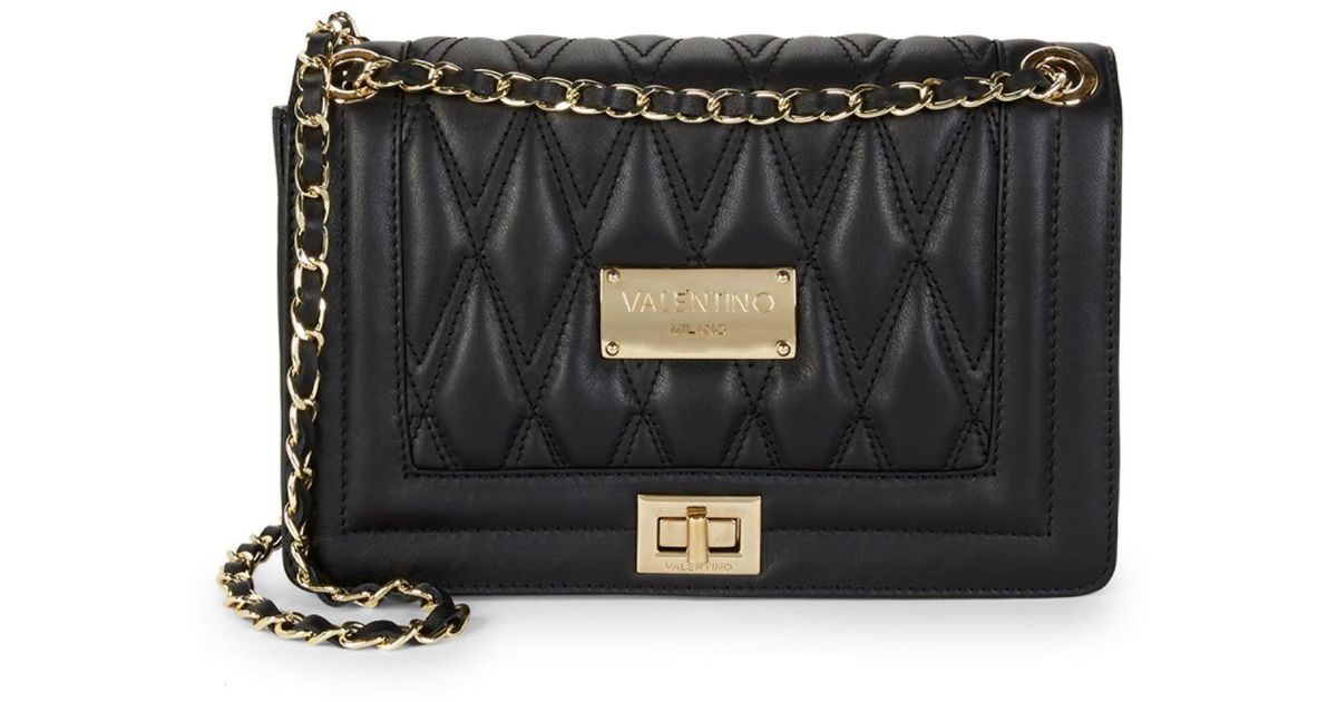 valentino alice quilted leather shoulder bag