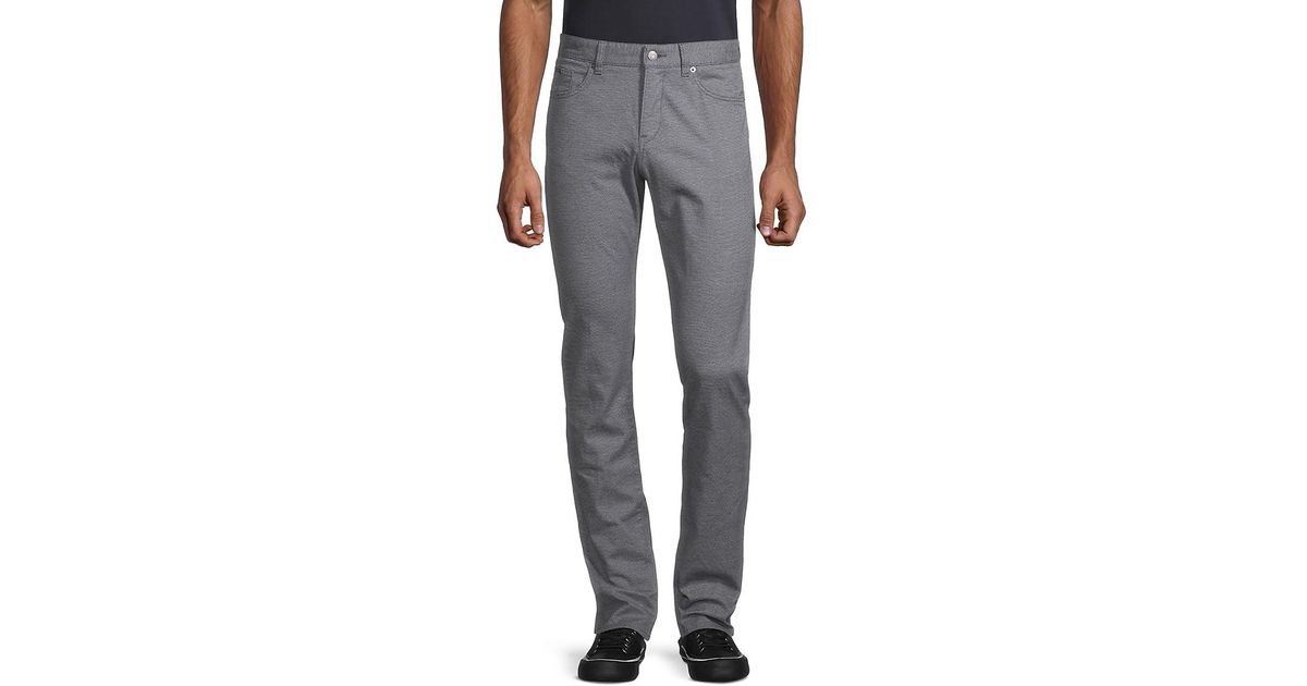 BOSS by HUGO BOSS Delaware 3 Slim-fit Five-pocket Pants in Gray for Men |  Lyst