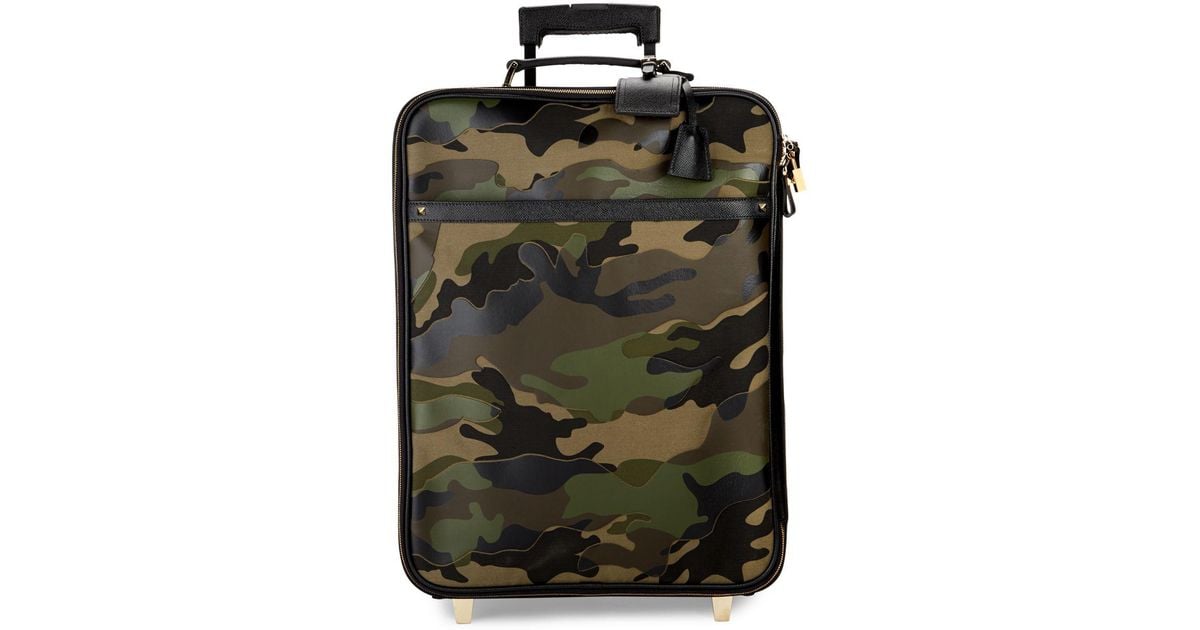 camo carry on luggage