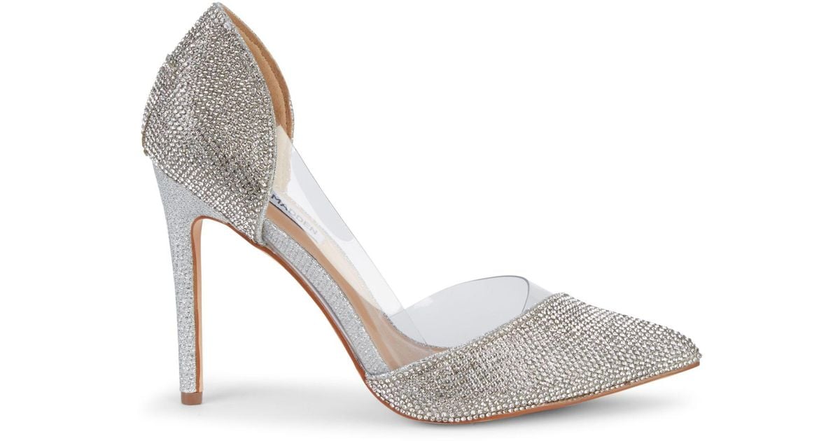 steve madden grey pumps