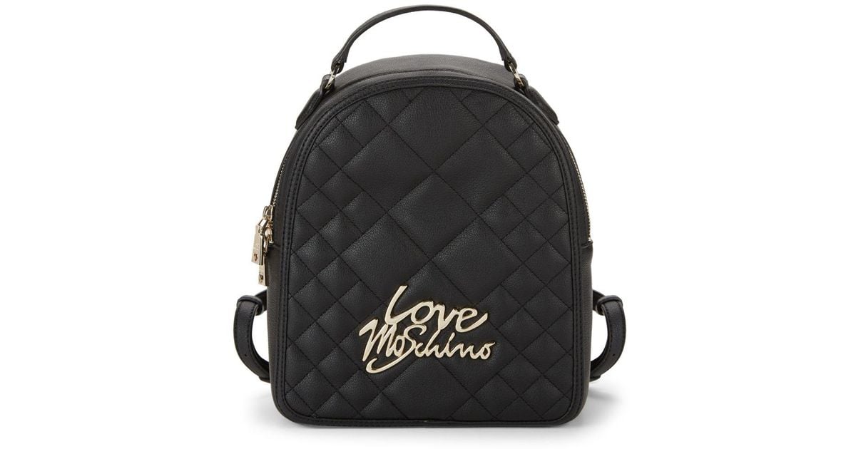 Love Moschino Quilted Mini Backpack in 