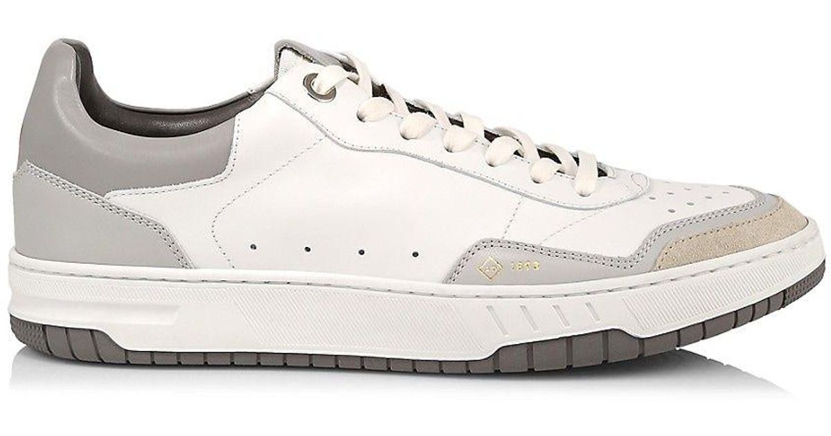 Dunhill Court Elite Trainer Sneakers in White for Men Lyst