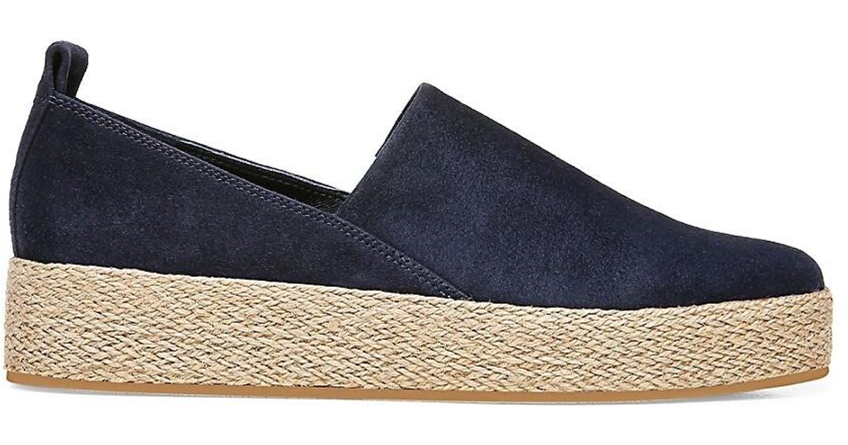 vince saxon espadrille platform sneaker
