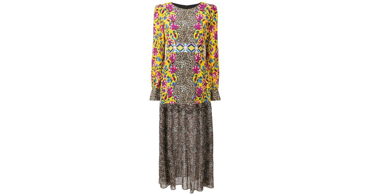 Saloni Silk Vera Dress | Lyst