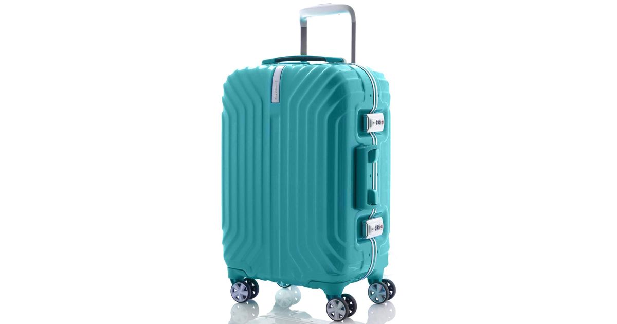 samsonite aqua blue