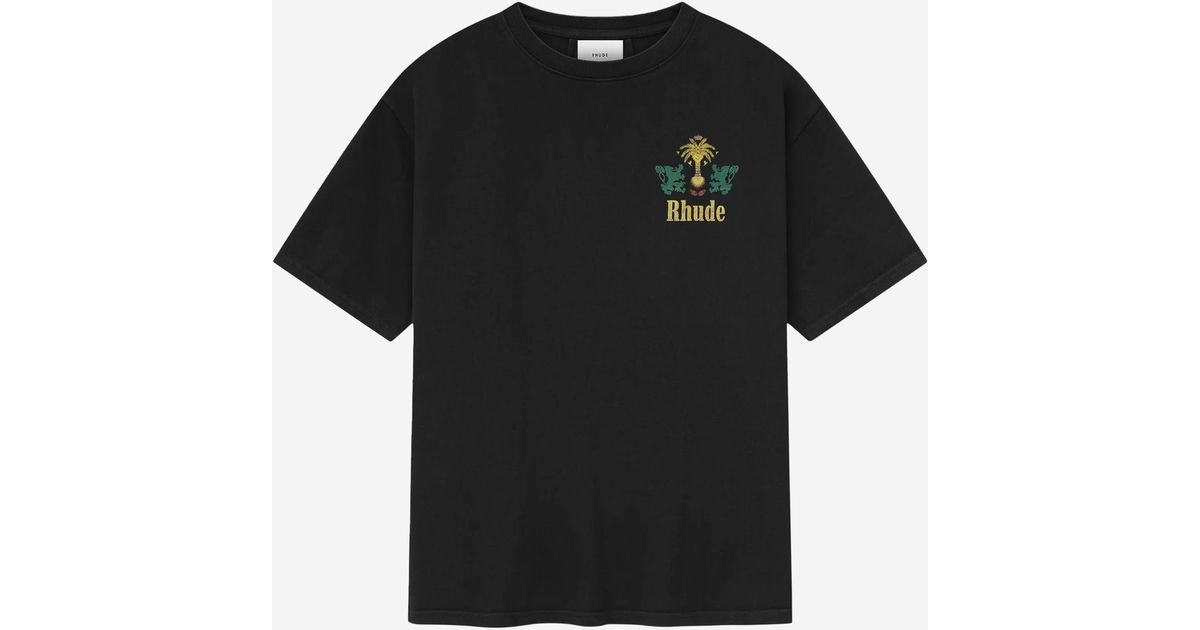 rhude-designer-Black-Tobacco-T