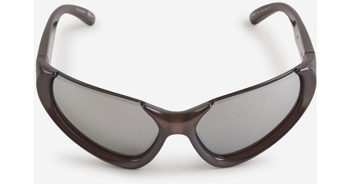 Balenciaga Synthetic Xpander Rectangle Sunglasses in Black for Men Lyst