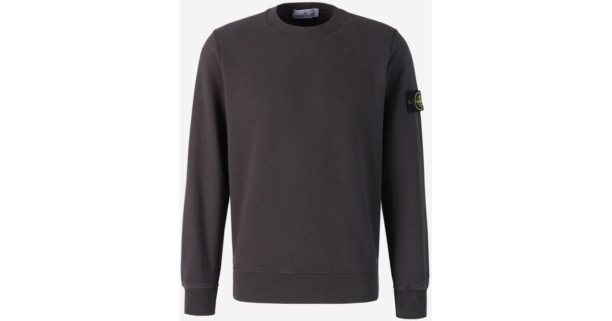 Stone Island Compass Patch Sweatshirt in Blue for Men | Lyst