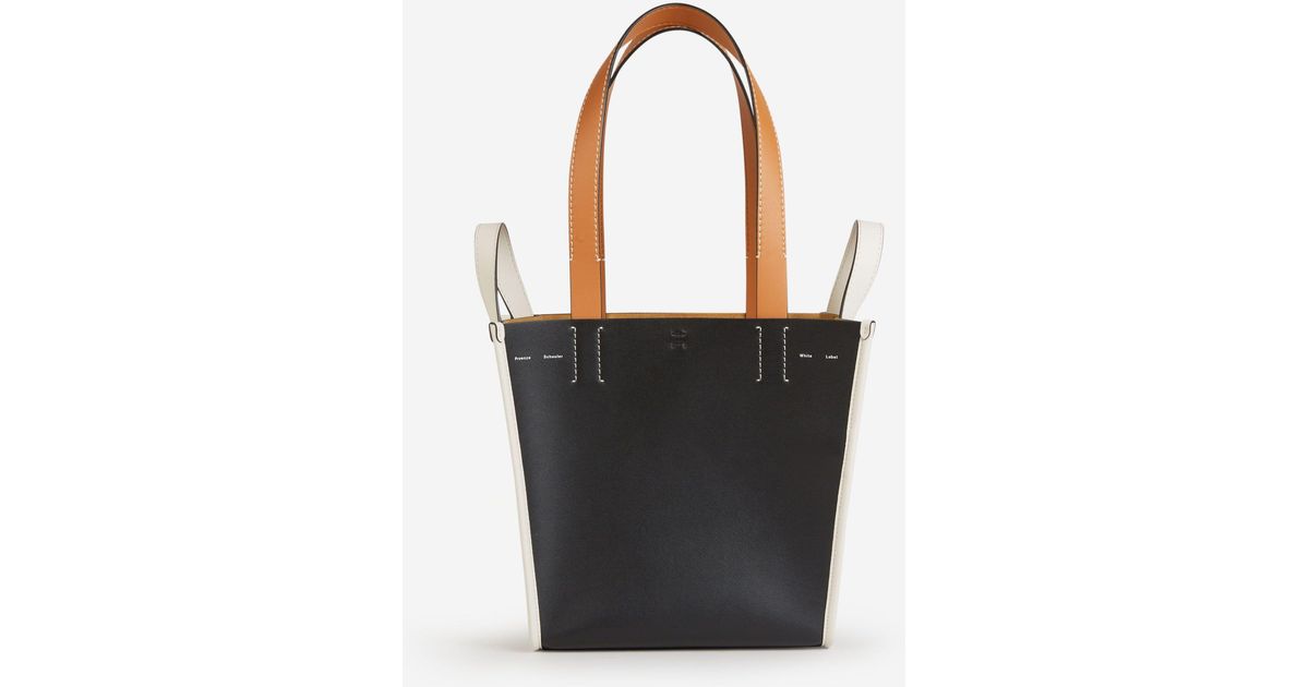 Proenza Schouler Mercer Leather Tote Bag in Black Lyst UK