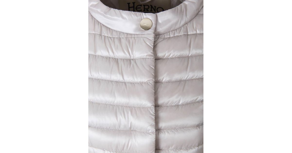 Herno Synthetic Rosella Jacket in Taupe (Gray) | Lyst