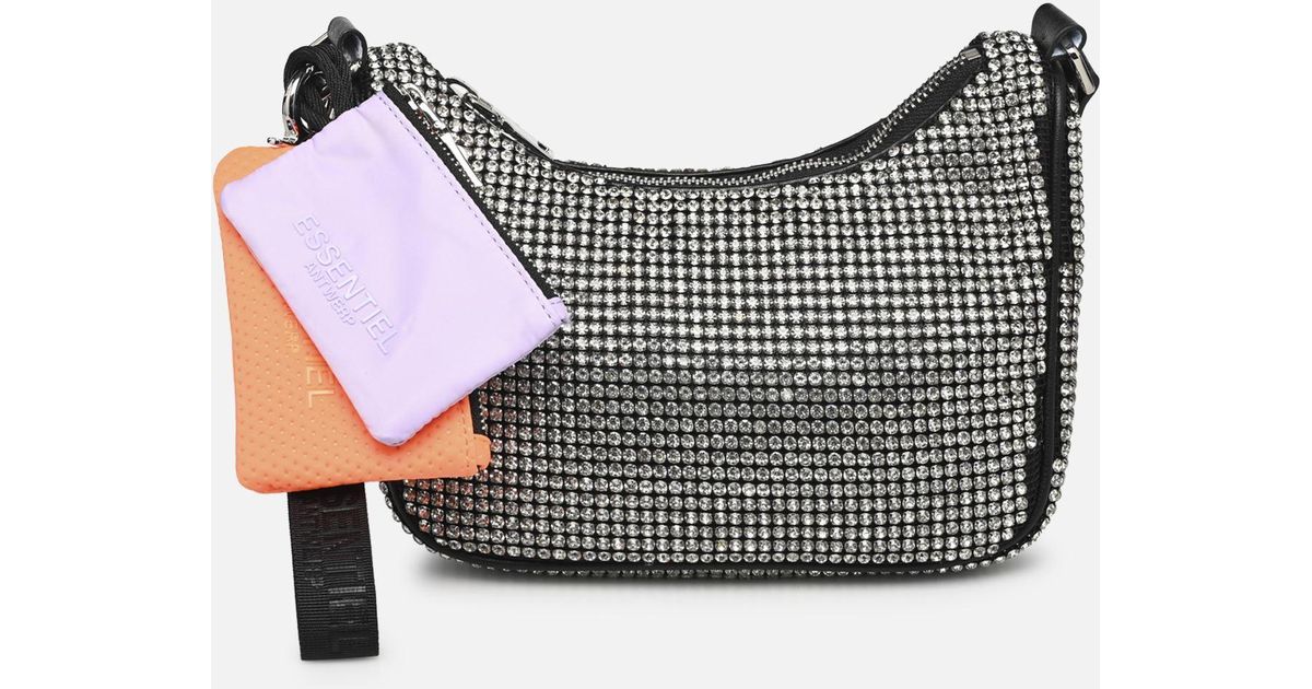 Essentiel Antwerp Dommelien Small Rhinestone Bag in Grau Lyst DE