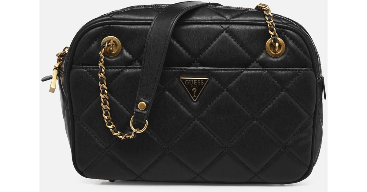 Guess Cessily Top Zip Shoulder Bag in het Zwart Lyst NL