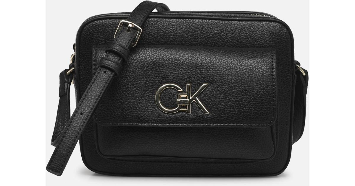 RELOCK CAMERA BAG WITH FLAP PBL Calvin Klein en coloris Noir Lyst