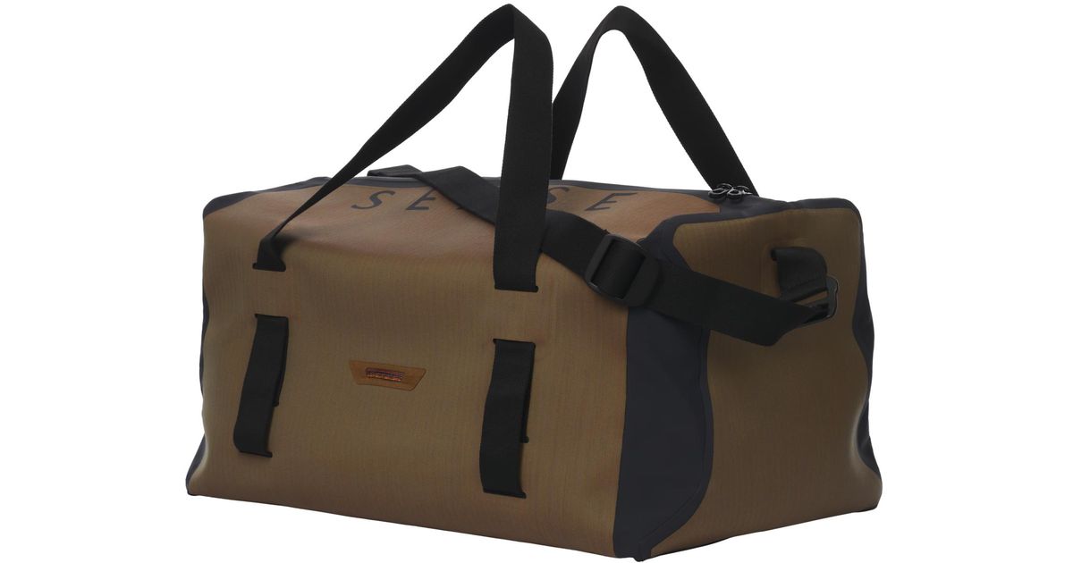Sease Wool And Bio-nylon Travel Duffle Bag in Brown for Men | Lyst