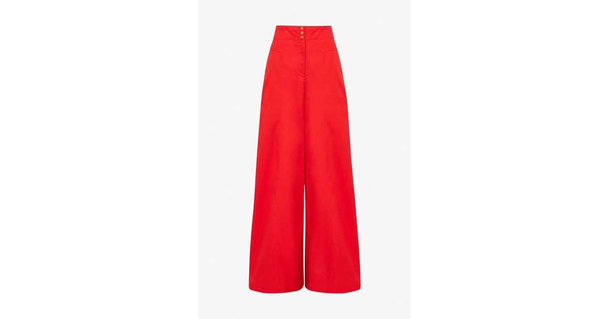 Sass And Bide Cotton The Longing Pant In Red Lyst