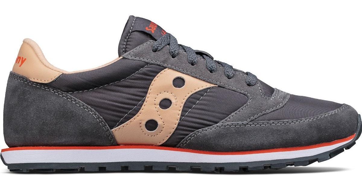 Saucony Synthetic Jazz Low Pro in Charcoal | Tan (Gray) for Men - Lyst