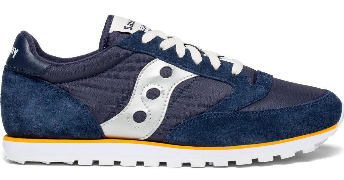 saucony jazz low pro silver