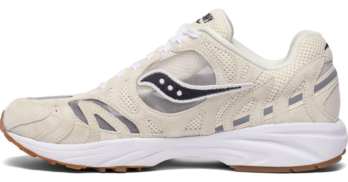 Saucony Grid Azura 2000 Low-top sneakers in Antique White (White) - Lyst