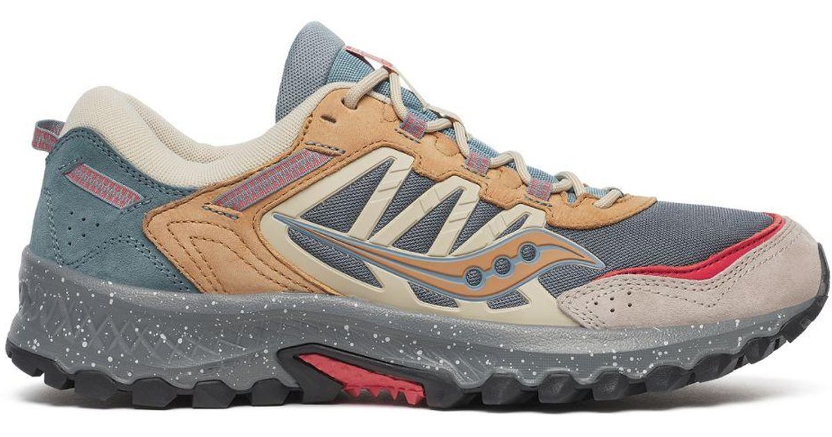 Saucony Grid Peak Navy Dove Trainers