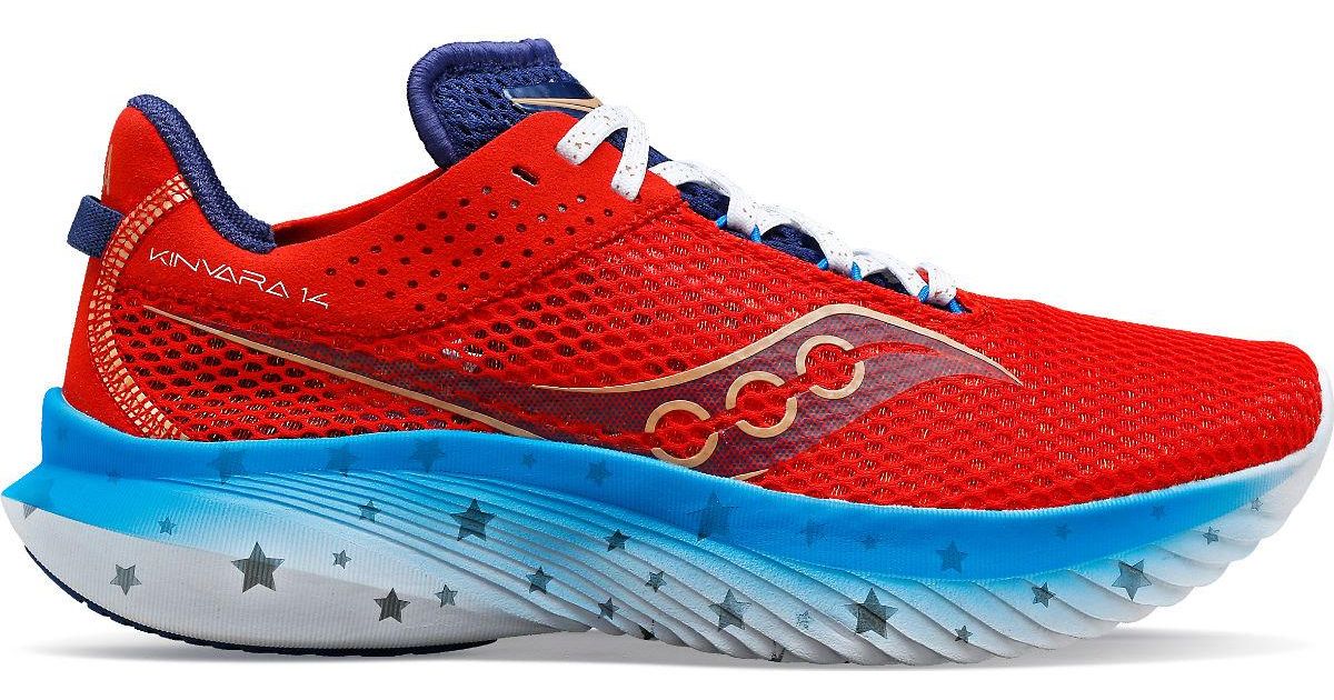 Saucony Kinvara 14 Liberty in Red for Men | Lyst