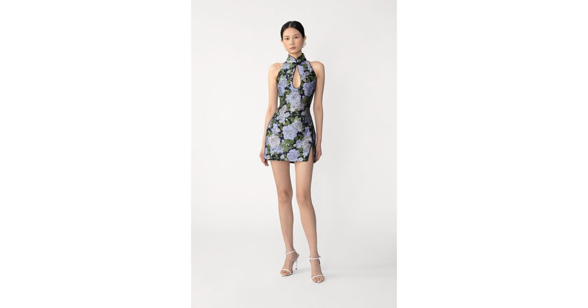 knee length dresses for ladies Jada Jacquard Mini Dress  SAU LEE
