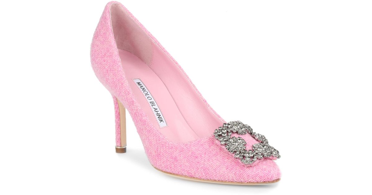 baby pink pumps