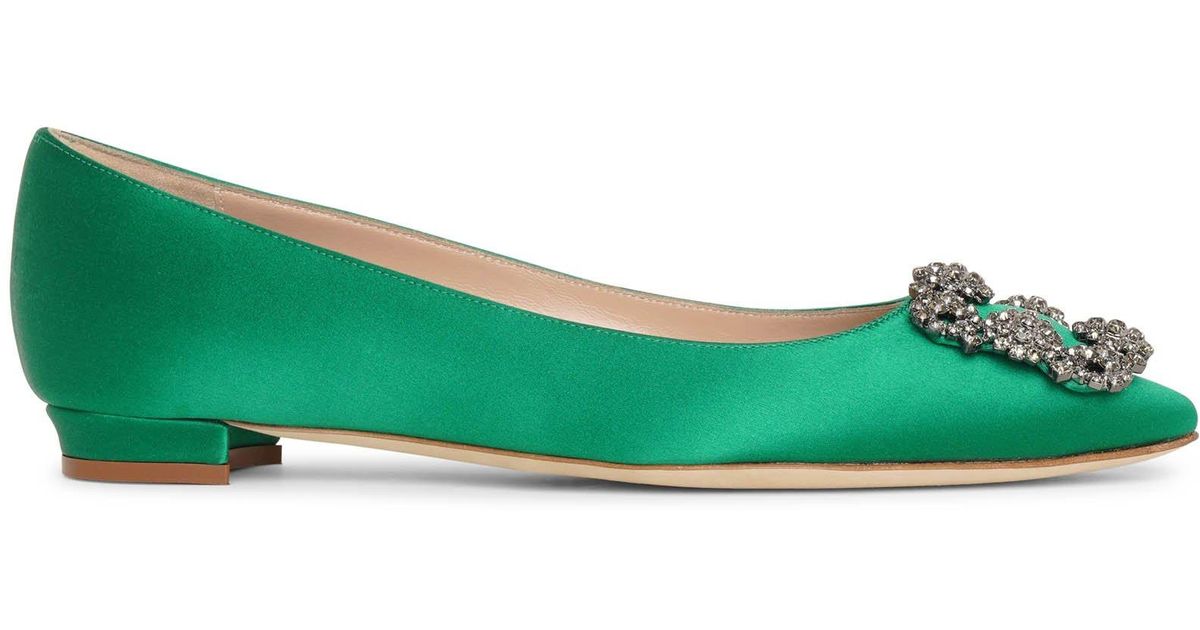manolo blahnik emerald green