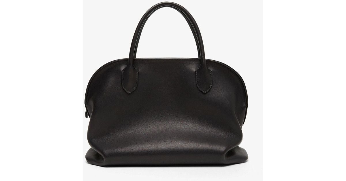 【THE ROW】ザロウ Agnes Bag in Leather ボウリングバッグ 210.jpg