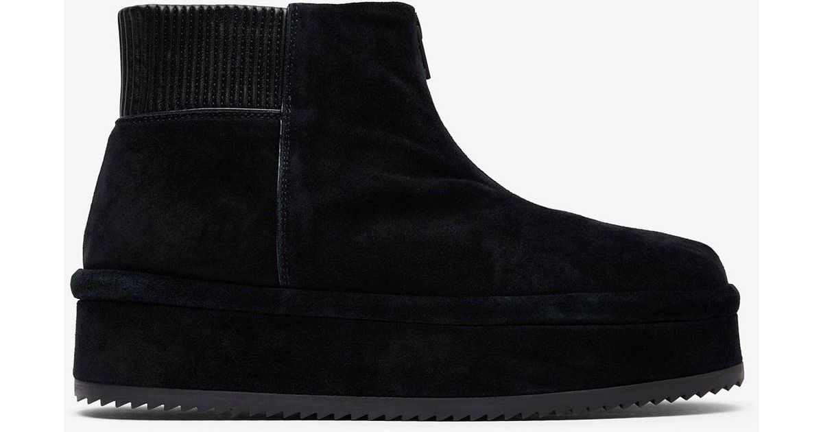 Phoebe Philo Bumper Booties in Black | Lyst UK