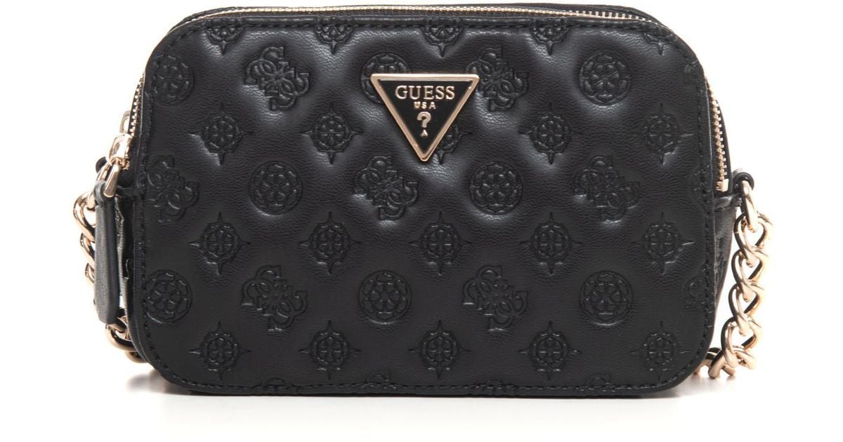 Guess Noelle Shoulder Bag Black Lyst