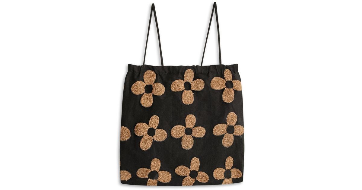 Scanlan Theodore French Couture Floral Top in Black | Lyst