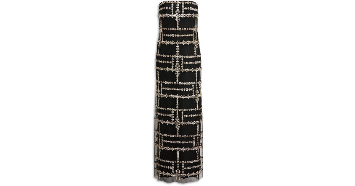 Scanlan Theodore French Tinsel Gown in Black | Lyst