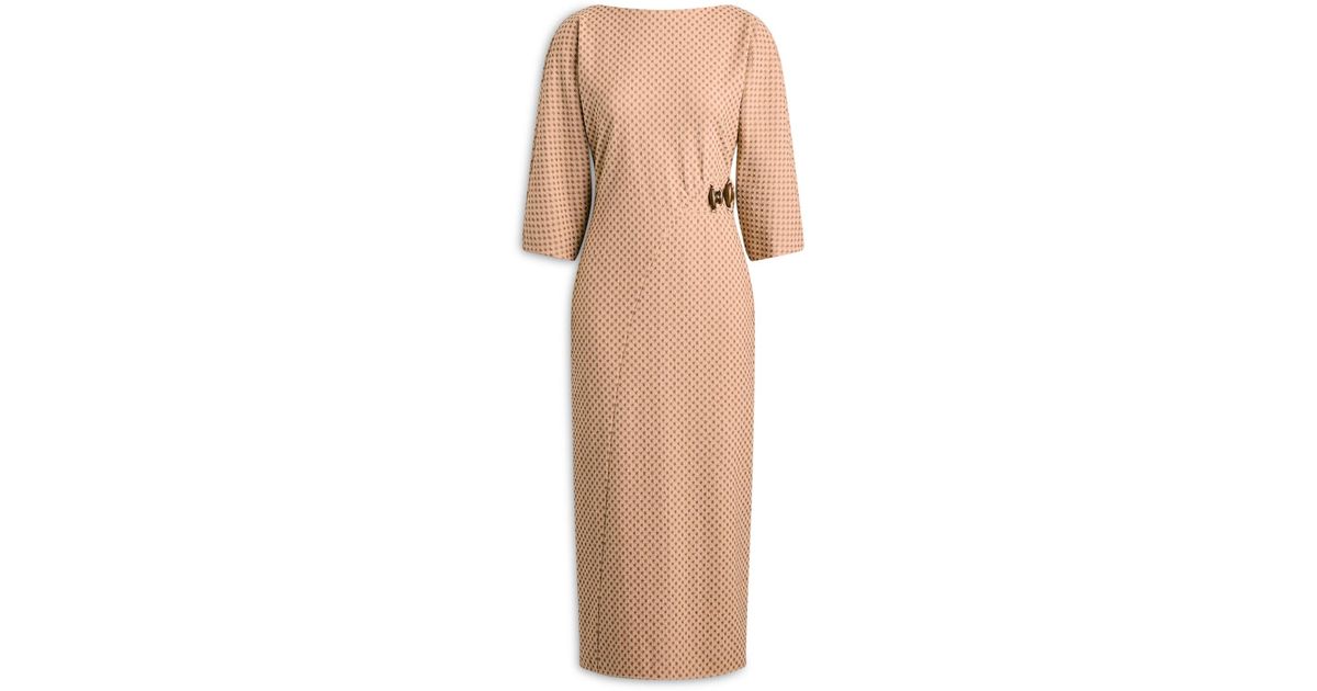 Scanlan Theodore Resin Pencil Dress in White | Lyst