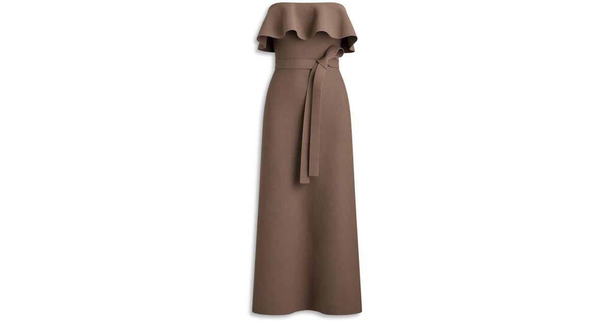scanlan theodore crepe knit ruffle dress Delicate Crepe Crepe Knit Ruffle Dress Scanlan Theodore Find Exclusive Scanlan Theodore Dress Hire At The