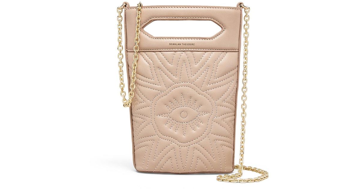 Scanlan Theodore The Quilted Crossbody in Natural | Lyst