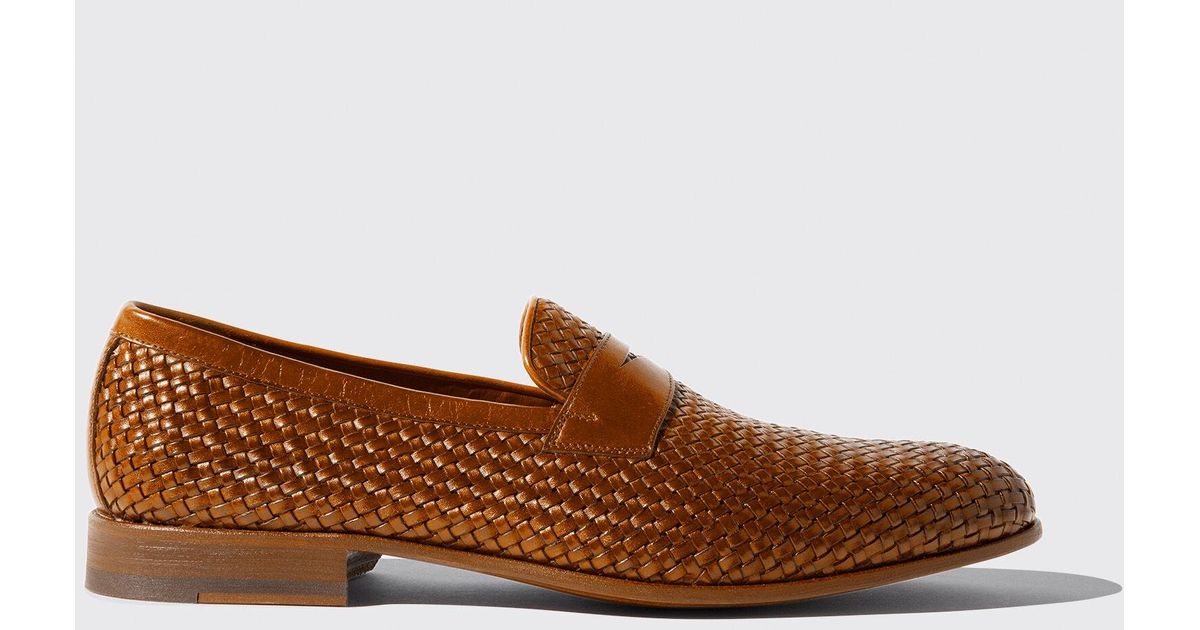 Scarosso Andrea Cognac Woven Loafers Feeling like Steve McQueen. @florianroser wears the Andrea  main image 3
