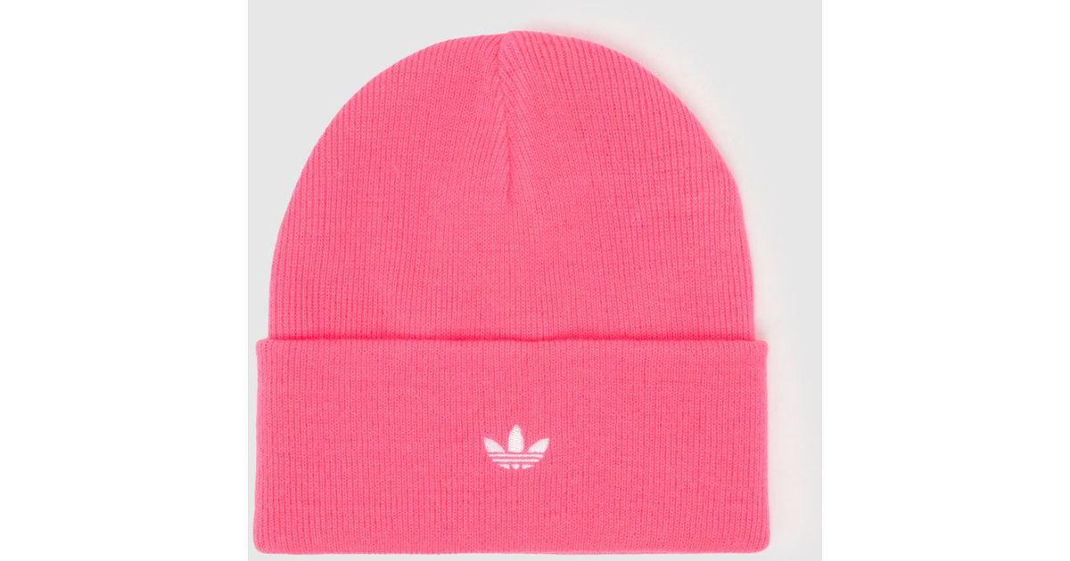 adidas Kids Adicolour Cuff Beanie in Pink Lyst UK