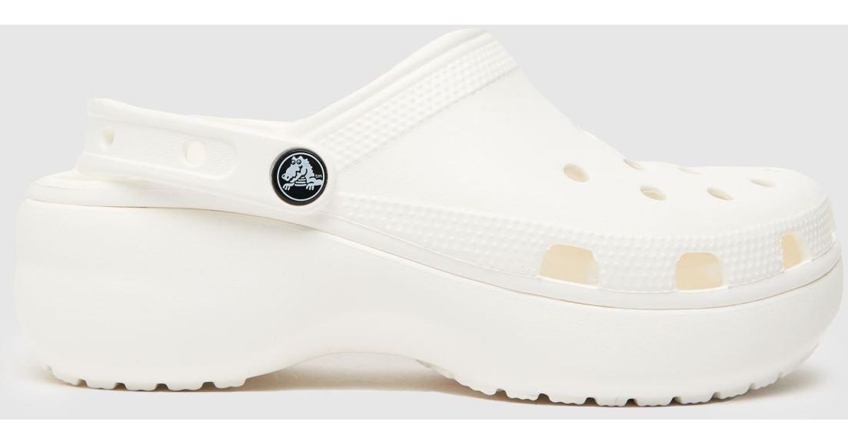 Crocs™ Classic Platform Sandals in White | Lyst UK