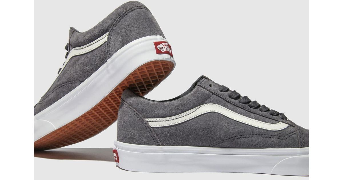 dark grey old skool vans