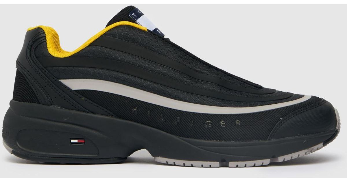 tommy hilfiger white heritage runner trainers