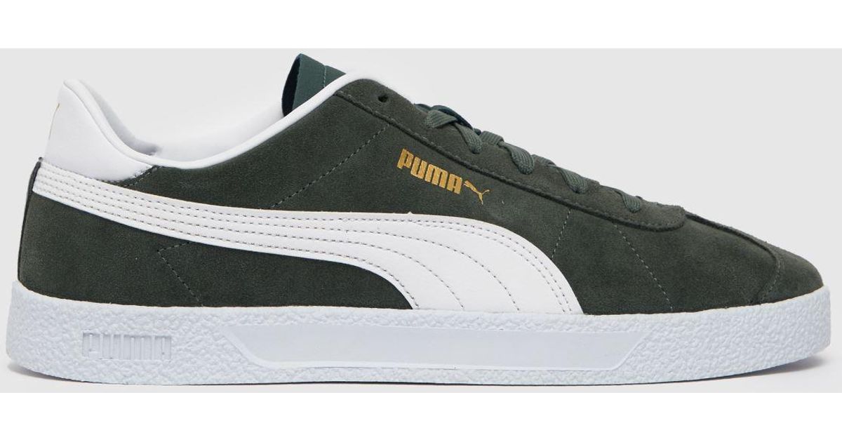 puma khaki suede trainers
