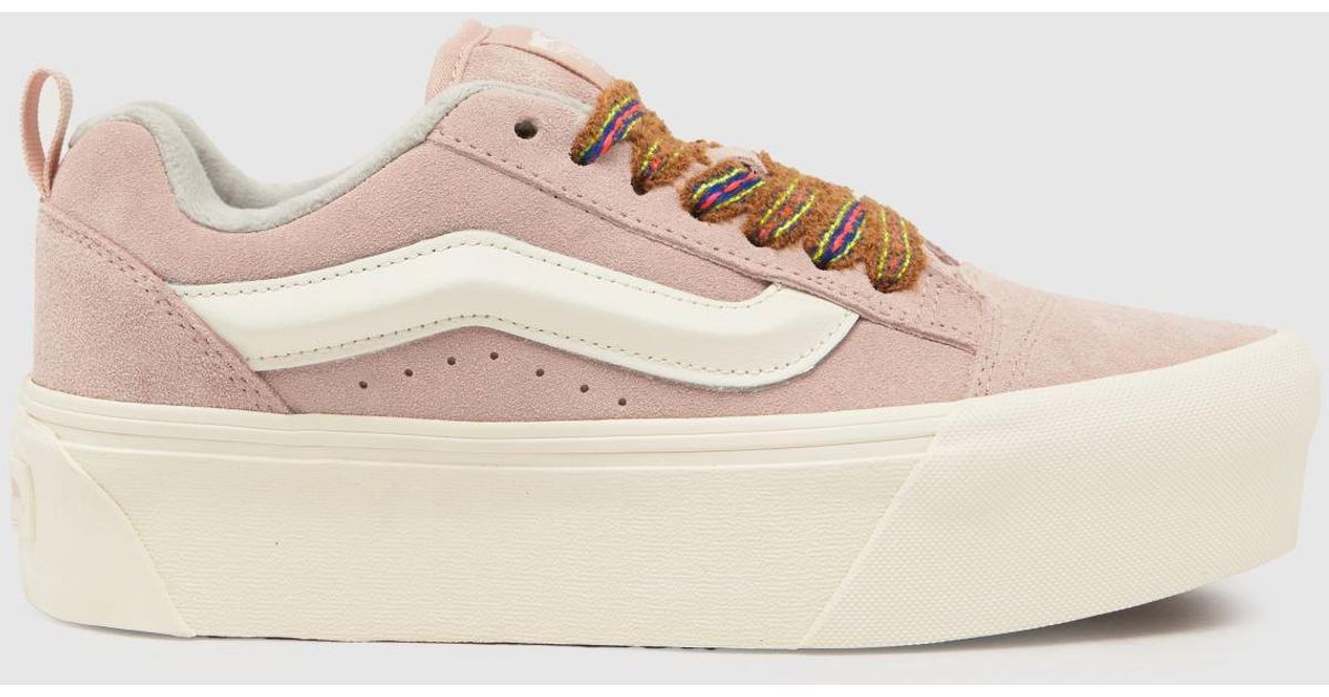 Pink sales vans trainers