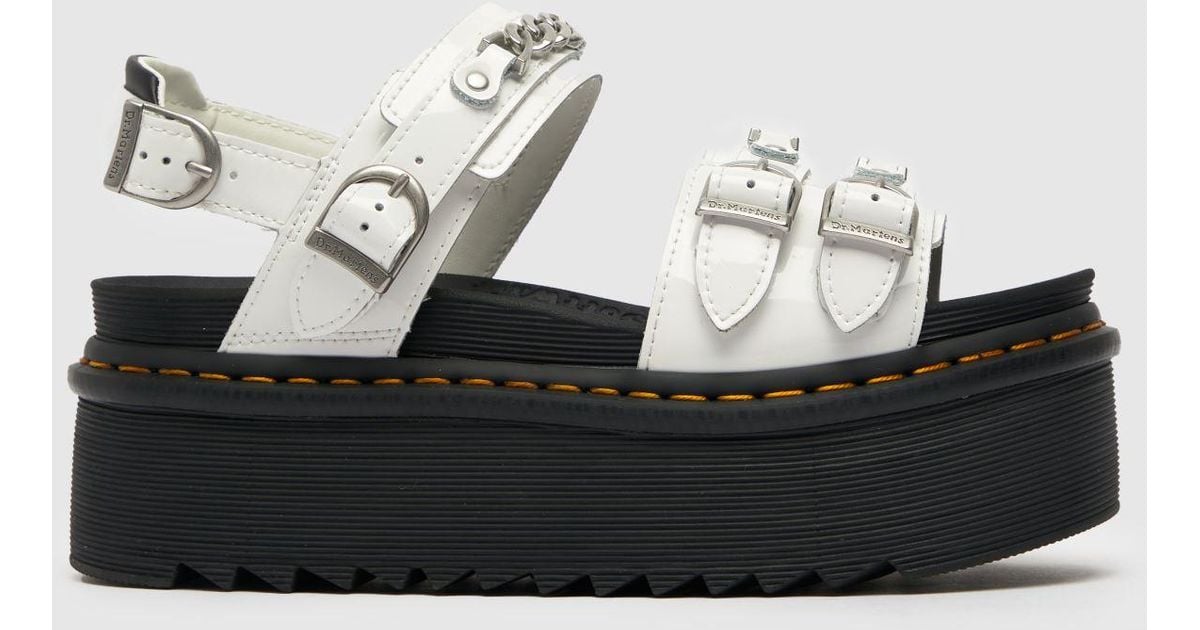Dr. Martens Leather Voss 2 Quad Chain Sandal Sandals in White - Lyst