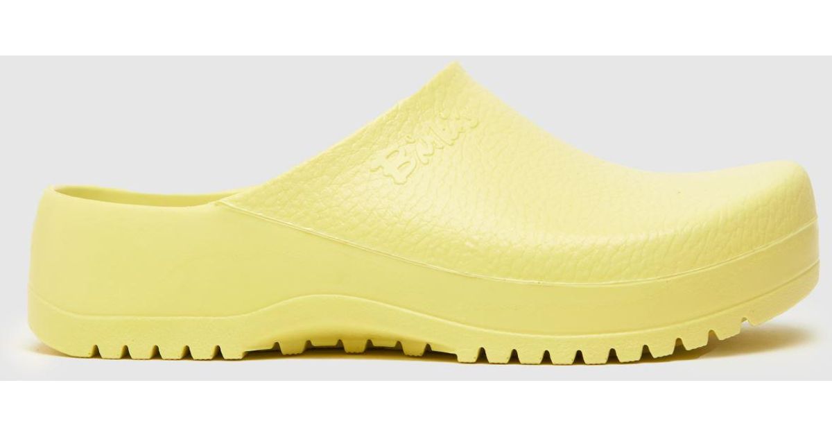 Birkenstock Super Birki Clog Vegan Sandals in Yellow | Lyst UK