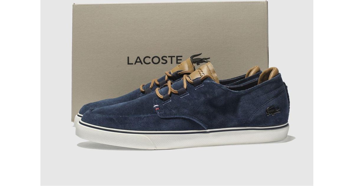 Lacoste Suede Esparre Deck Trainers in 